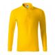 2. Men's Pique Polo LS Polo Shirt (Yellow)