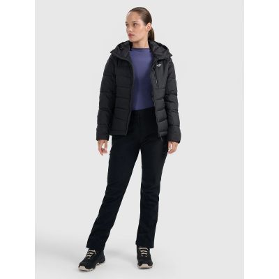 4. Women's down trekking jacket with Primaloft Silver filling 4FRAW25TDJAF0792-20S