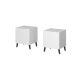 NOVA bedside table 44x40x52 white matt