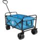 33. DELUXE FOLDABLE TRAVEL AND BEACH STROLLER 66x48x90CM WITH HANDLE, BLUE