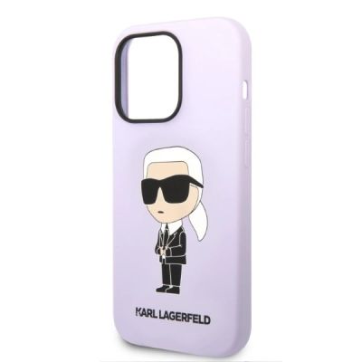 6. Karl Lagerfeld KLHCP14XSNIKBCU iPhone 14 Pro Max 6.7" hardcase purple/purple Silicone Ikonik