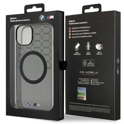 8. Case BMW BMHMP14SHGPK iPhone 14 6.1" grey/grey Pattern MagSafe