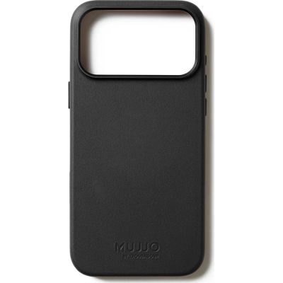 9. Mujjo iPhone 17 Pro Max Black Leather Case