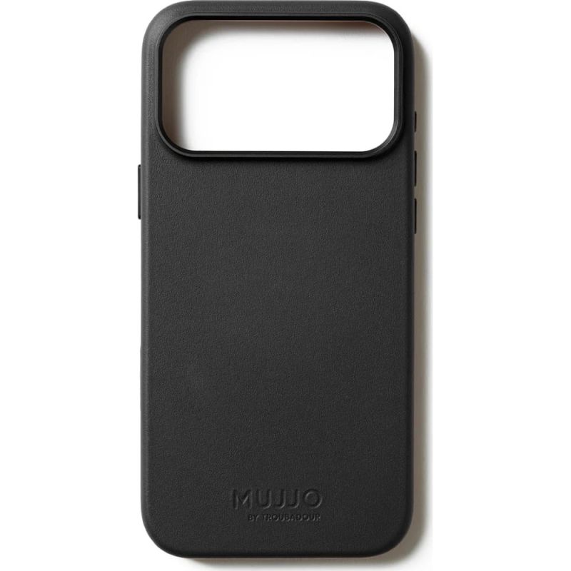 9. Mujjo iPhone 17 Pro Max Black Leather Case