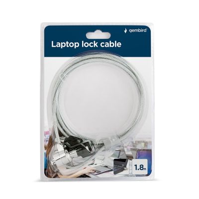 2. GEMBIRD LK-K-01 laptop security cable with key