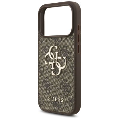 6. Guess 4G Big Logo Case for iPhone 17 Pro - Brown
