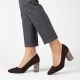 5. Chocolate suede pointed toe pumps Sergio Leone PB216