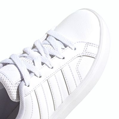 7. adidas VS PACE 2.0 K Synthetic Leather Sports Shoes, White (IE3468)