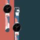 3. Strap Moro for Samsung Galaxy Watch 45 / 46 / 47 mm silicone bracelet watch band - pattern 10