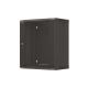 15. LANBERG WALL-MOUNTED RACK CABINET 19" 12U 540X350 BLACK GLASS DOOR (FLAT PACK)