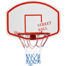 Kimet Street Ball basketball backboard + white and red hoop