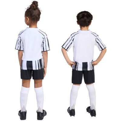 4. adidas Juventus 25/26 Home Kids' Kit White and Black JN5220