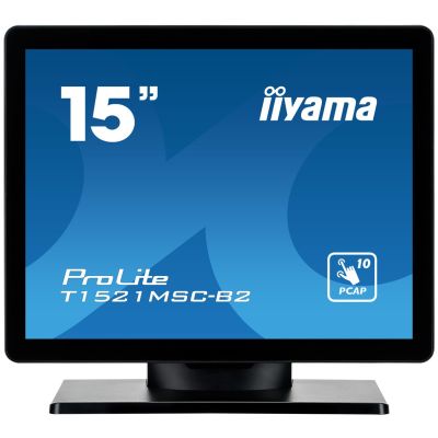 17. T1521MSC-B2 15-inch PCAP bezel free front touch monitor