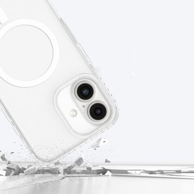 9. AmazingThing Titan Pro Mag Case with Magnetic Ring for iPhone 16 - Transparent