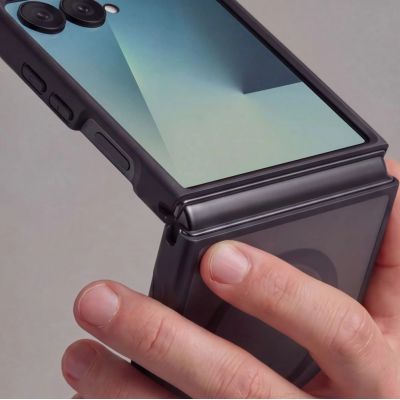 7. Tech-Protect Magmat MagSafe Case for Samsung Galaxy Z Flip 8 - Matte Black