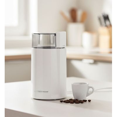 12. Esperanza Espresso EKC001W Coffee Grinder (160 W; Blade Grinder; White)
