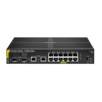 5. HPE Aruba 6100 Managed 12G 2SFP+ PoE+ 139W Switch
