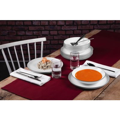 2. Seltmann Weiden Lido Round Porcelain White 12 pcs.