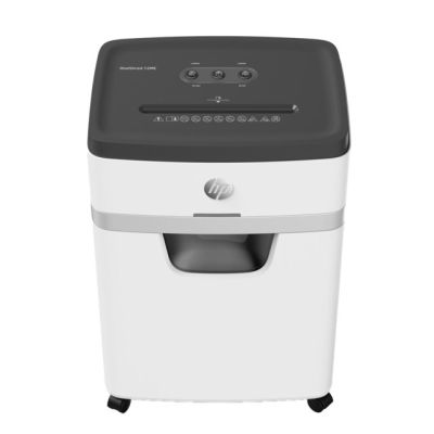 7. HP ONESHRED 12MC Shredder, micro-cut, P-5, 12 sheets, 25 l, light grey