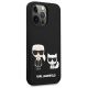 4. Karl Lagerfeld KLHCP13LSSKCK iPhone 13 Pro / 13 6.1" hardcase black/black Silicone Karl & Choupette