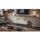 3. FELLINI TV cabinet 150x40x52 olive + oiled oak top