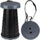 FISHING CHAIR TOURIST FOLDING STOOL GRAY diameter 25cm height 45.3cm