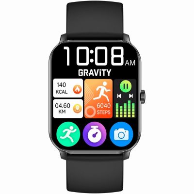 6. Smartwatch Gravity Black GT36-5