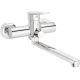 Wall-mounted washbasin/bathtub tap with extended spout - hose connection BUT_056M 5907650812852