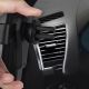 8. Car Holder H01 Black gravity car holder for the ventilation grille