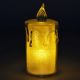 12. DECORATIVE CANDLE 3.5x8CM DECORATED LED