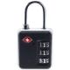 COMBINATION PADLOCK FOR SUITCASE BAG PROWORLD BLACK