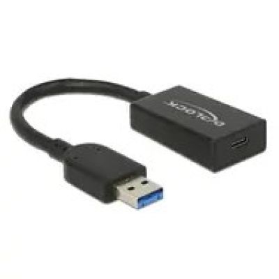 DeLOCK 65698 USB cable USB 3.2 Gen 2 (3.1 Gen 2) 0.15 m USB A USB C 10 Gbit/s Black