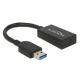 DeLOCK 65698 USB cable USB 3.2 Gen 2 (3.1 Gen 2) 0.15 m USB A USB C 10 Gbit/s Black