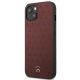 2. Mercedes Leather Stars Pattern Case for iPhone 13 mini - Red