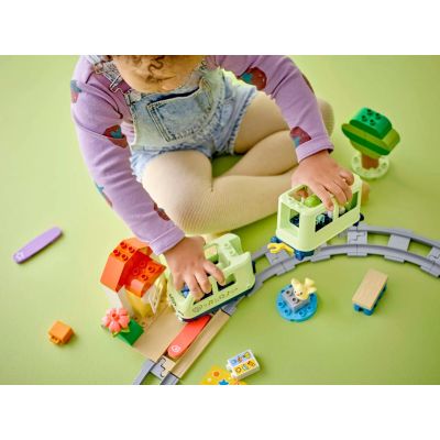 8. LEGO DUPLO TOWN 10427 Bridge and Train Tracks - Expansion Set