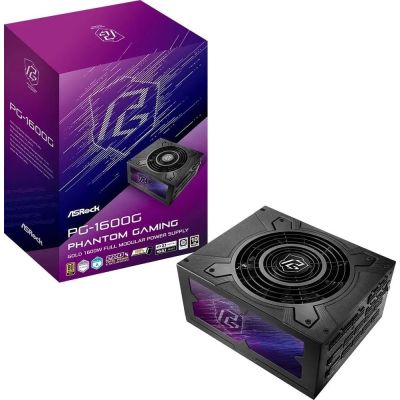 ASRock PHANTOM GAMING 1600W 80 Plus Gold Power Supply