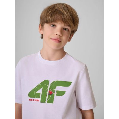 3. Boy's cotton T-shirt 4F 4FJRSS26TTSHM4280-10S