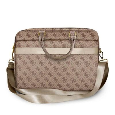 2. Guess 4G Uptown 16" Laptop Bag - Brown