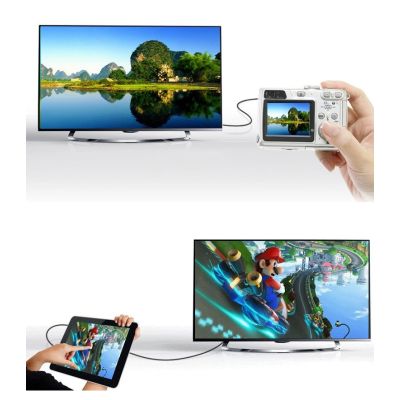 8. Ugreen adapter cable HDMI (female) - mini HDMI (male) 4K 60 Hz Ethernet HEC ARC audio 32 channels 22 cm black (20137)