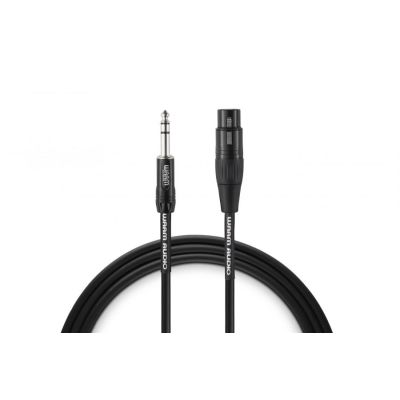 Warm Audio PREM-XLRF-TRSM-3 Audio Cable 0.9m XLR 6.35mm TRS Black