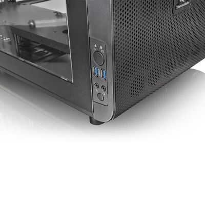 30. Thermaltake Core V21 CA-1D5-00S1WN-00 Case (Micro ATX, Mini ITX; Black)