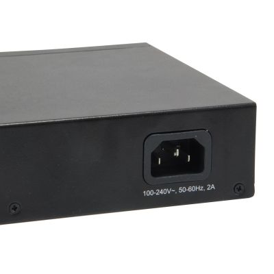 6. LevelOne GEP-1051 Switch - Intelligent - 8 x 10/100/1000 (PoE+) + 2 x Gigabit SFP - Desktop, Rack-Mount - PoE+ (70W)