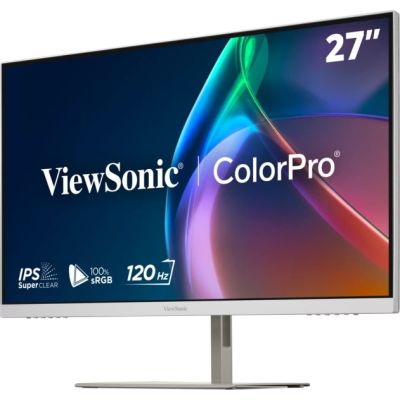 6. ViewSonic 27" VP2766-2K-W IPS QHD 120Hz HDMI HUB speakers monitor