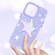 5. Kingxbar Heart Star Series case for iPhone 14 Plus purple star case