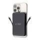 9. Tech-Protect LifeMag PB31 Power Bank with MagSafe 10000mAh 15W USB-C / USB-A / Built-in USB-C / Lightning Cables - Black