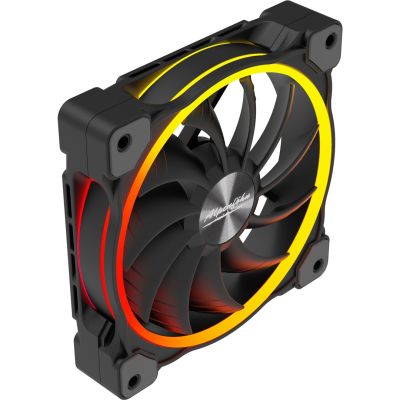 2. Alpenföhn Wing Boost 3 Computer Case, Processor Fan 12 cm Black 3 pcs.