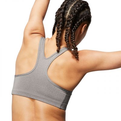 6. Nike Futura Swoosh Sports Bra Gray 899370 091