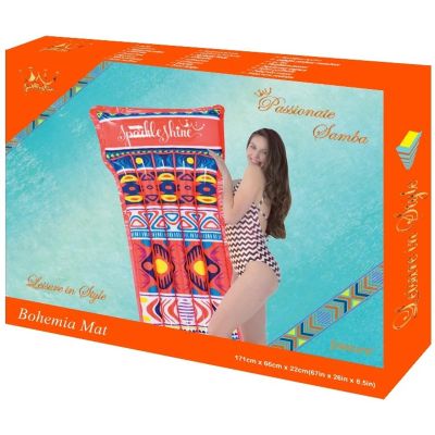11. BOHO INFLATABLE BEACH MATTRESS 171x66x22CM 33116