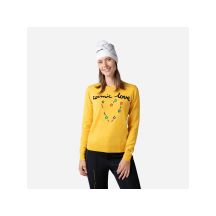 Rossignol W Esther Round Neck Yellow Sweater