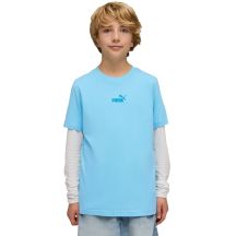 Puma ESS Small No. 1 Logo Centered Tee for Kids Blue 692975 45